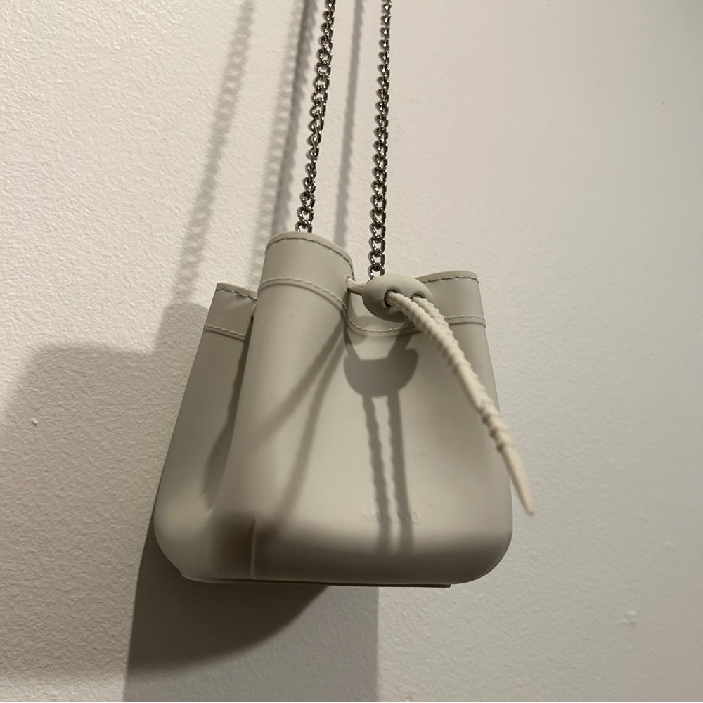 Miniso Grey Silicone Mini Bag